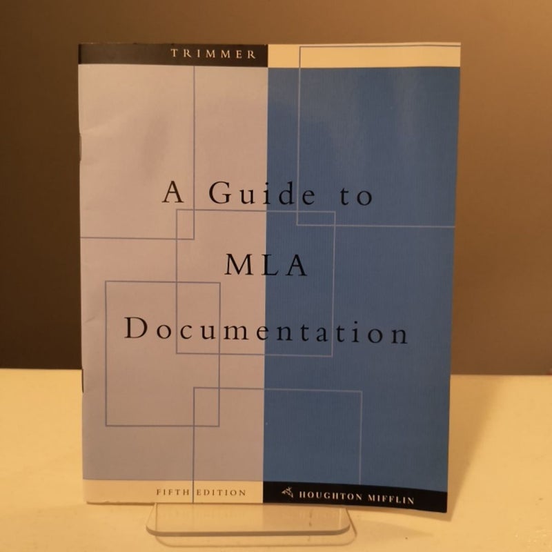 A Guide to MLA Documentation