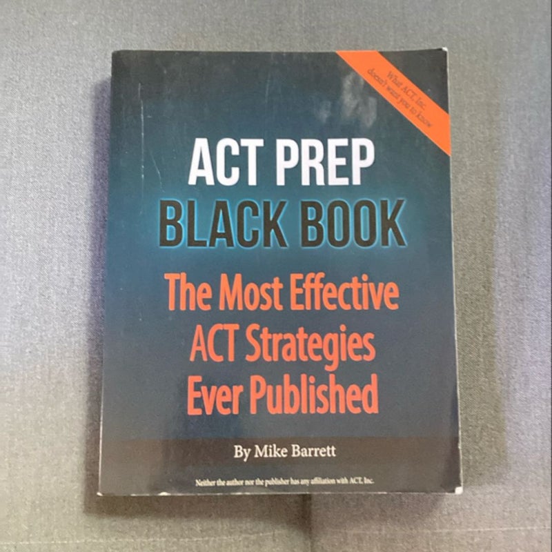 ACT Prep Black Book