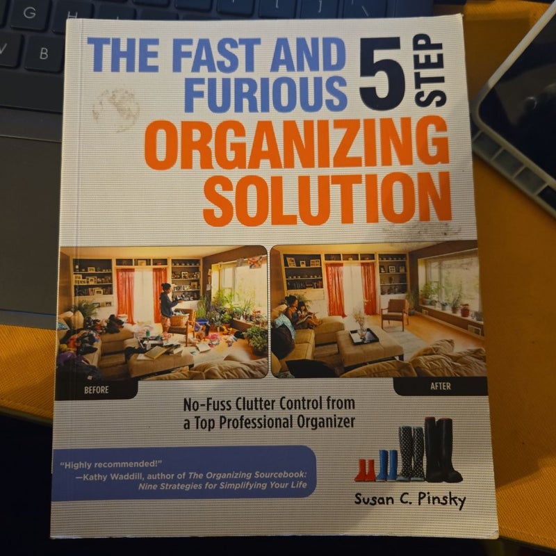 The fast and furious 5 steph Organizing solution