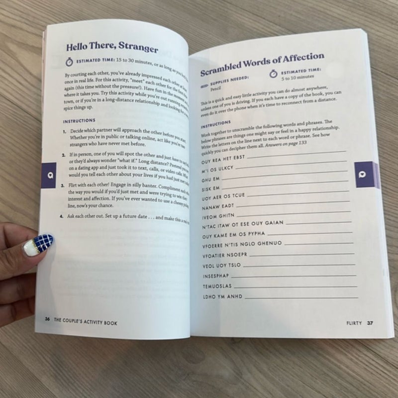 The Couple's Activity Book