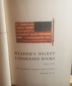 Reader's Digest condensed books volume three 1977