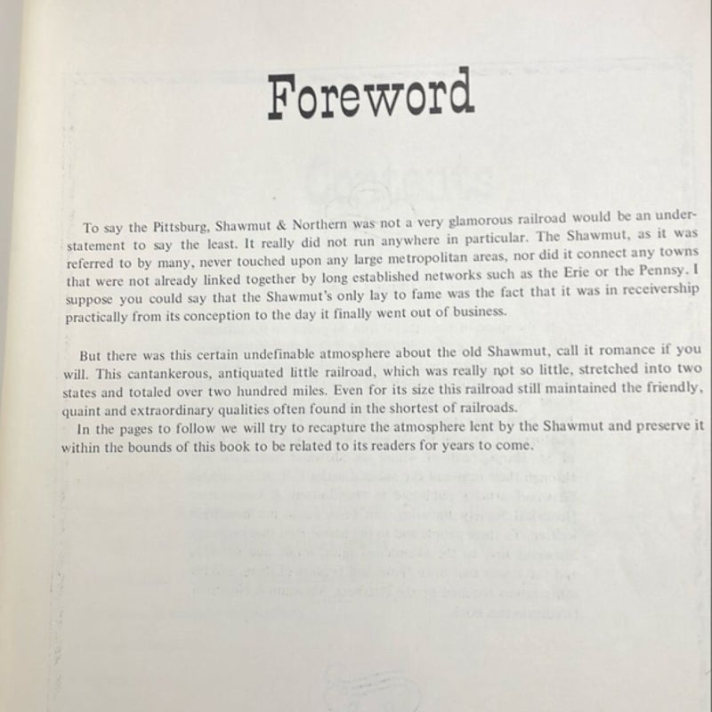 Shawmut Line: Pittsburg, Shawmut & Northern (1969)