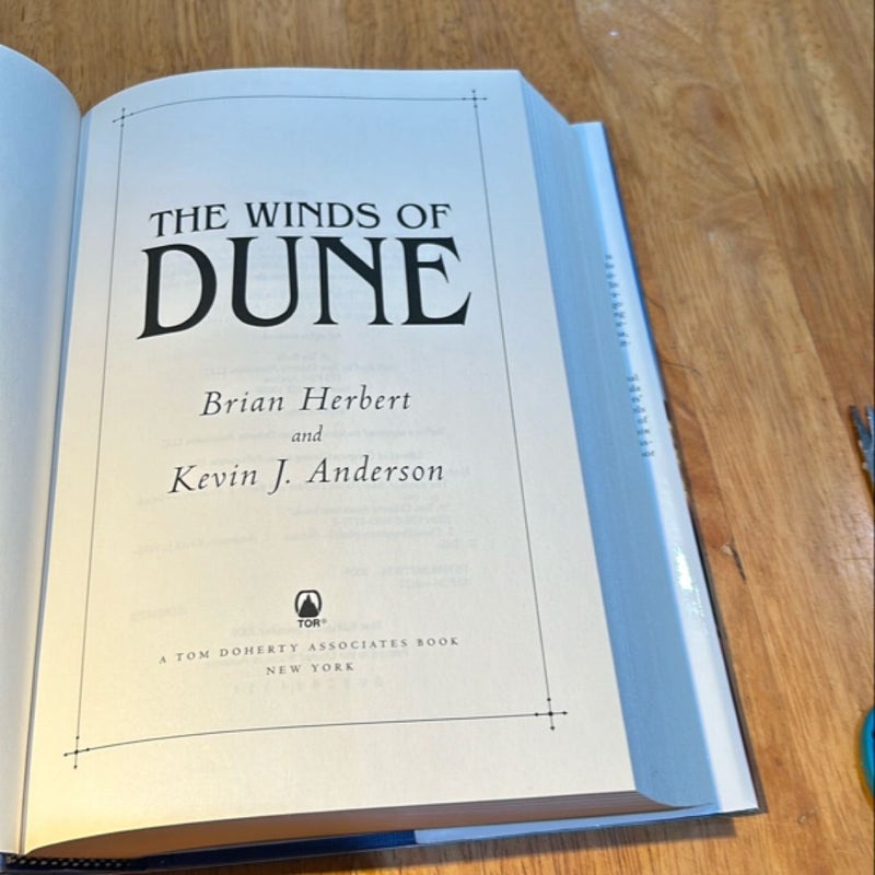 The Winds of Dune * Double signed 1st Ed /1st