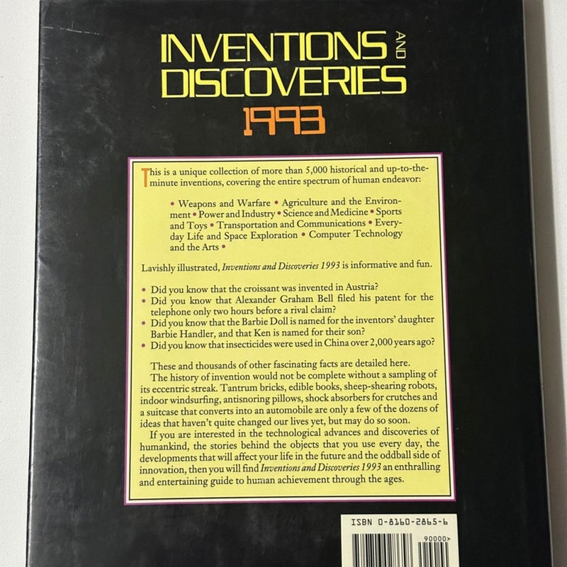 Inventions and Discoveries, 1993