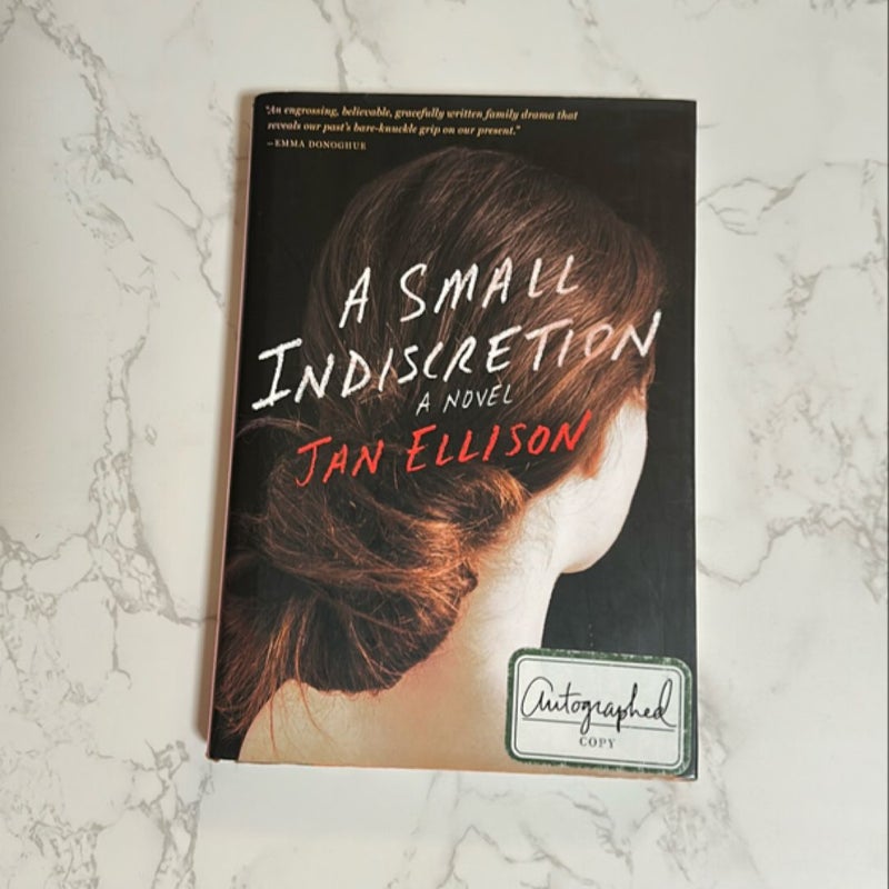 A Small Indiscretion - SIGNED copy