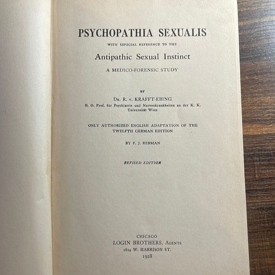Whitehouse ／ psychopathia sexualis　半額！ Amazon.com: Psychopathia Sexualis: The Classic Study of