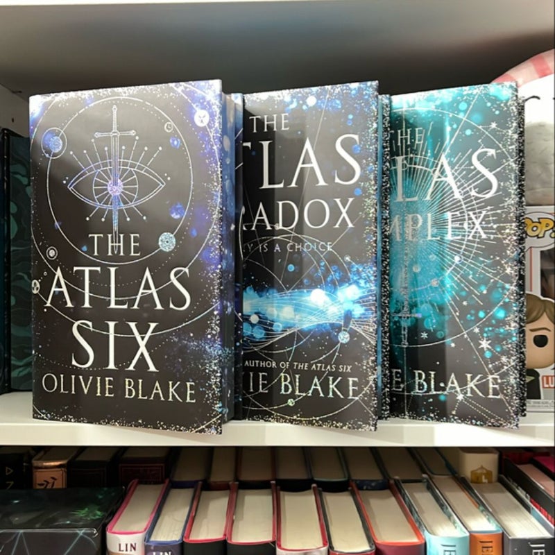 The Atlas Six, The Atlas Paradox, & The Atlas Complex (Illumicrate Editions, ALL signed)