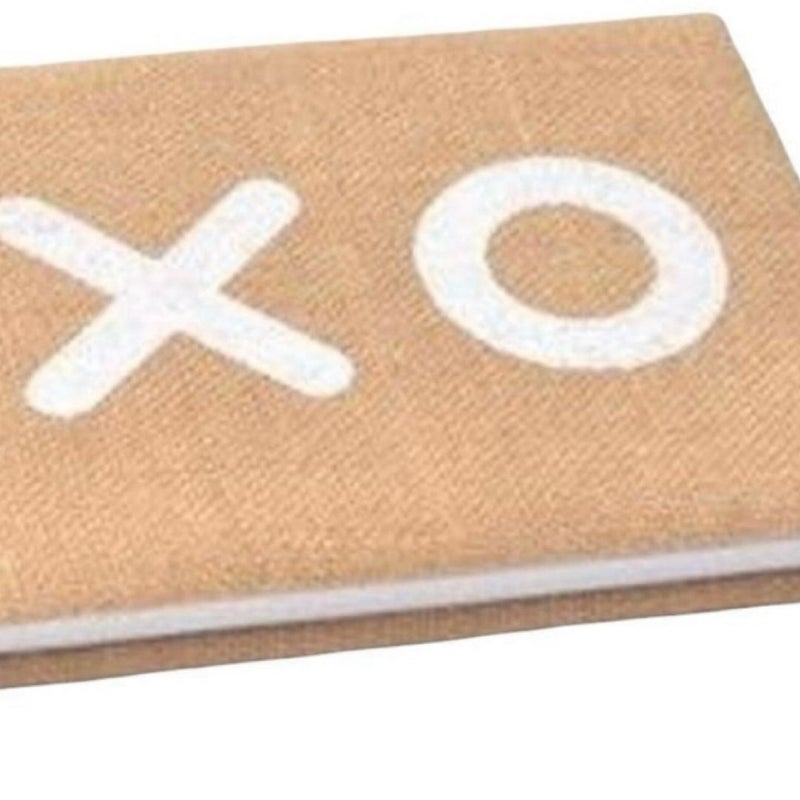 Gartner Studios XO Burlap Covered Wedding Guestbook Set 