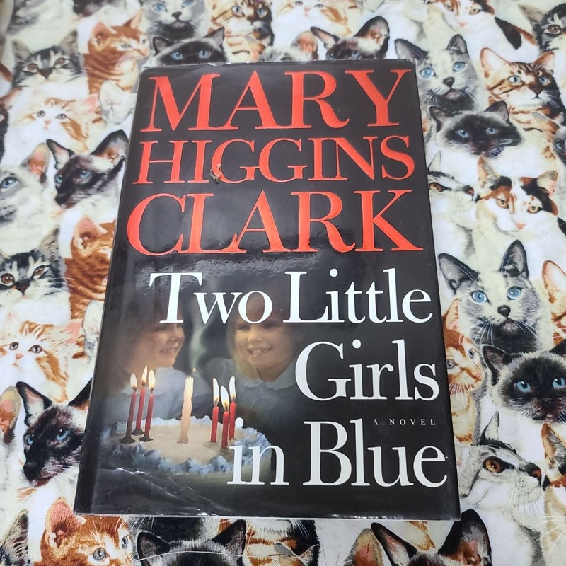 Two Little Girls in Blue