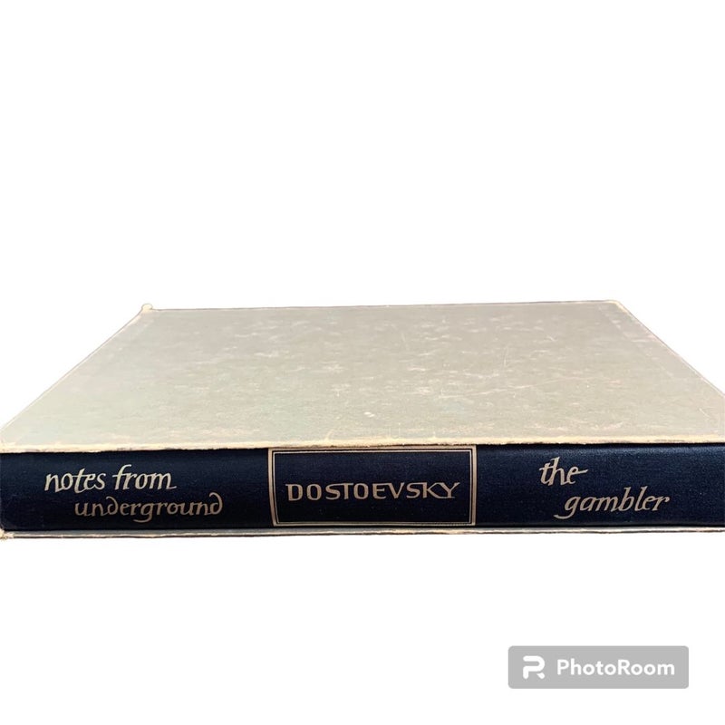 Notes from Underground & The Gambler -Dostoevsky- Heritage Press w/Slipcase 1967