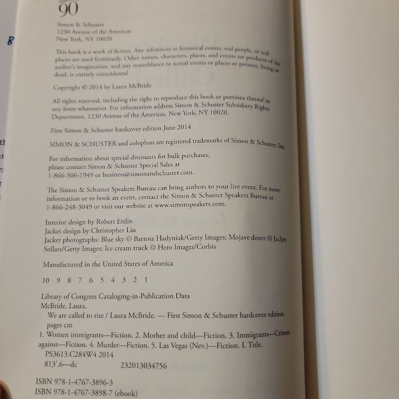 We Are Called to Rise (First Edition)