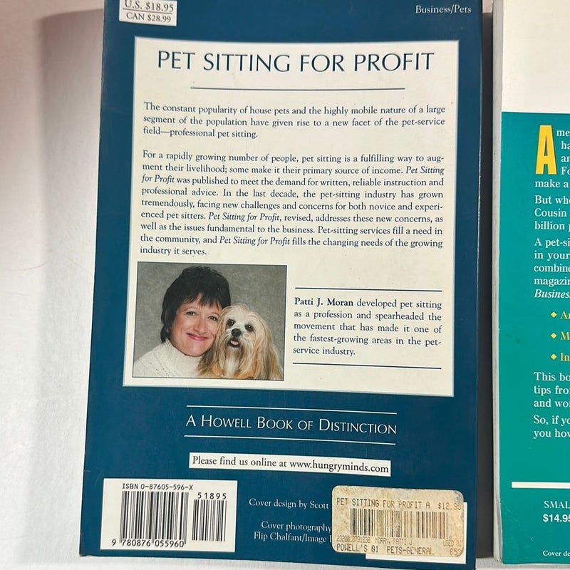 Pet Sitting for Profit- 2 Books!