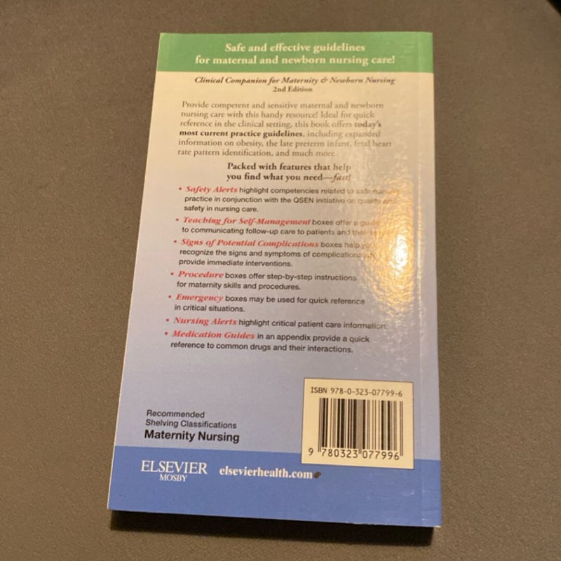 Clinical Companion for Maternity and Newborn Nursing