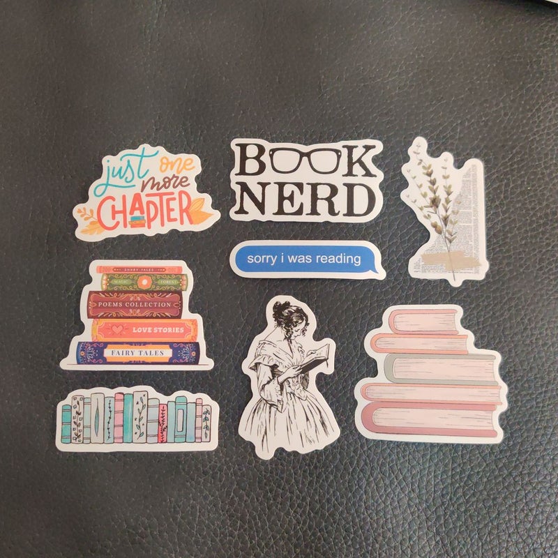 Book-themed Stickers 12