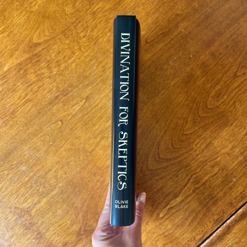Divination For Skeptics by Olivie Blake hand bound hardcover  