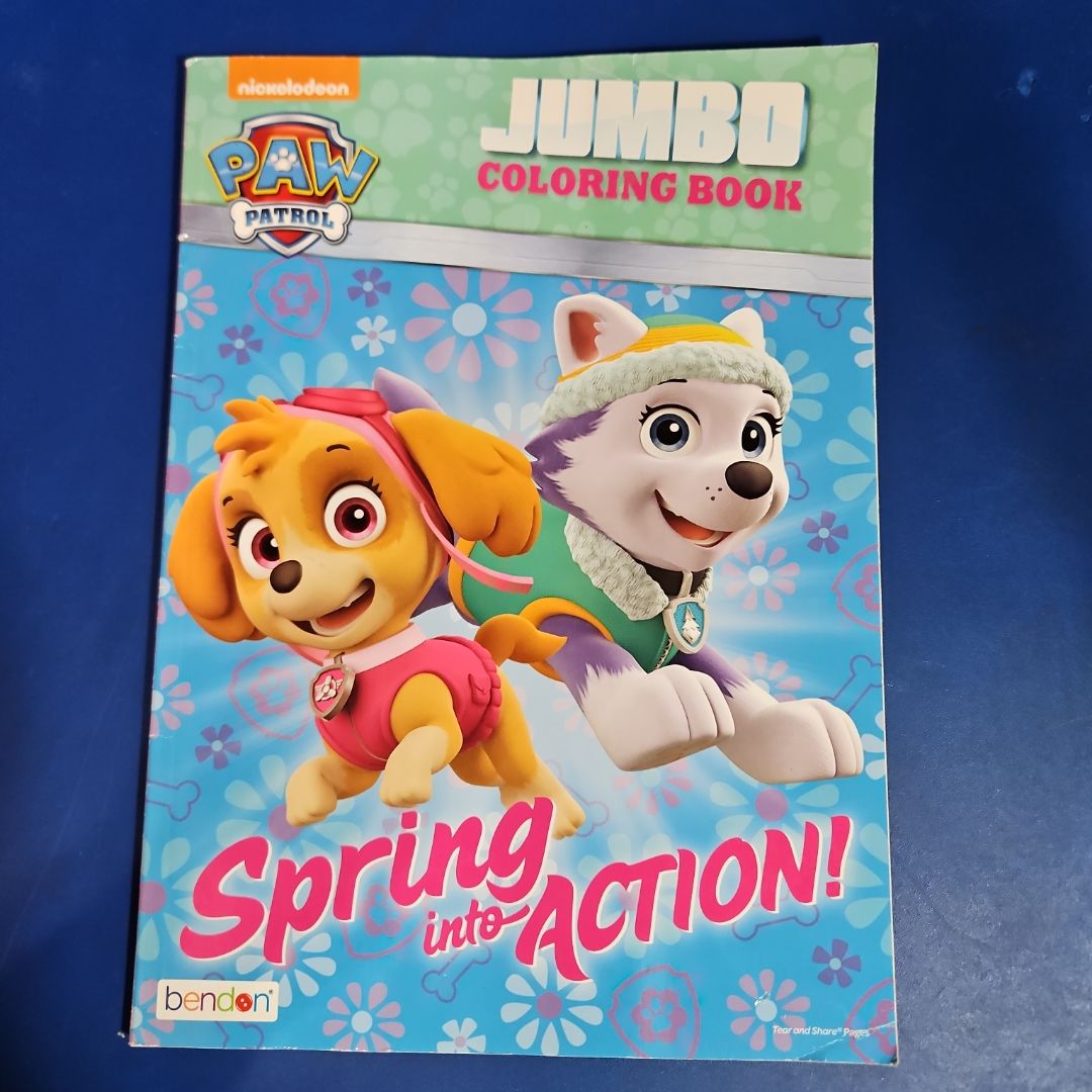 LAW PATROL JUMBO COLORING BOOK: SPRING INTO ACTION