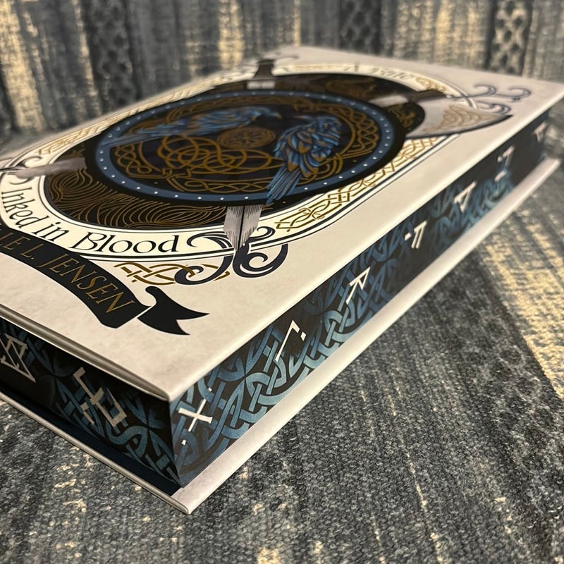 A Fate Inked in Blood - signed Fairyloot w painted edges