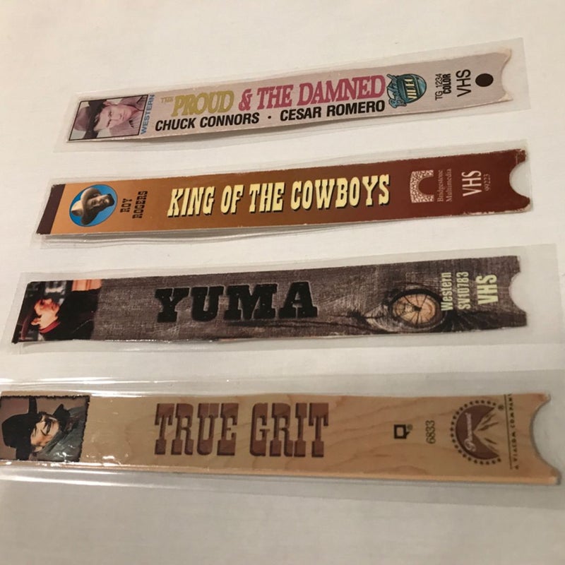 VHS Western Bookmarks