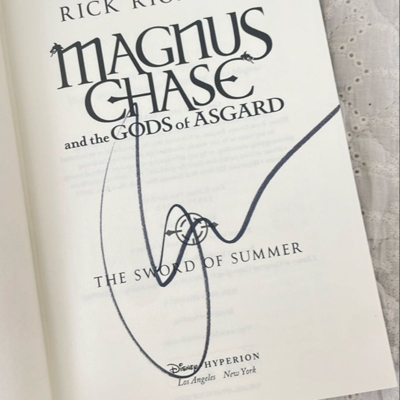 Magnus Chase and the Gods of Asgard *SIGNED EDITION*