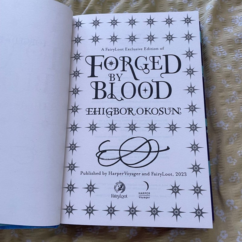 Fairyloot Forged by Blood 