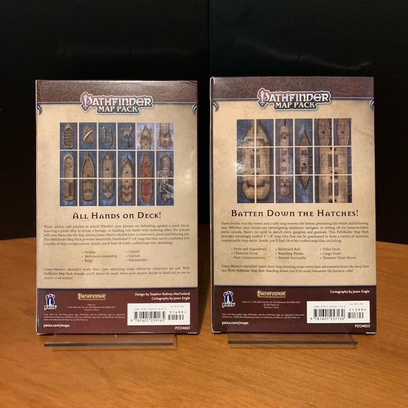 Pathfinder Map Pack Lot: Armada, Boarding Action