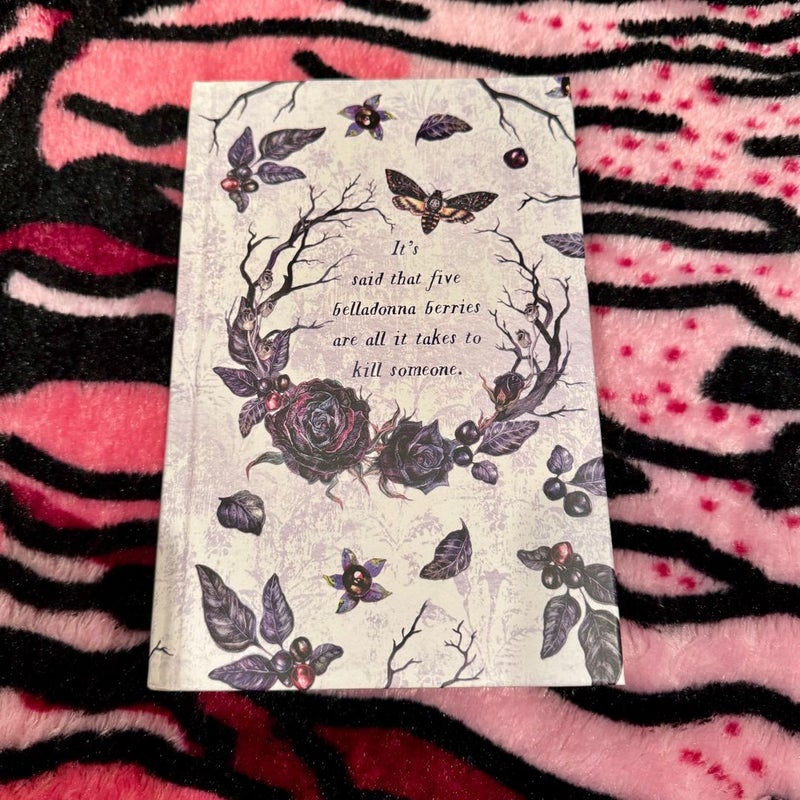 Belladonna *OOP First Edition* WHITE Hidden special cover w/ purple end pages 