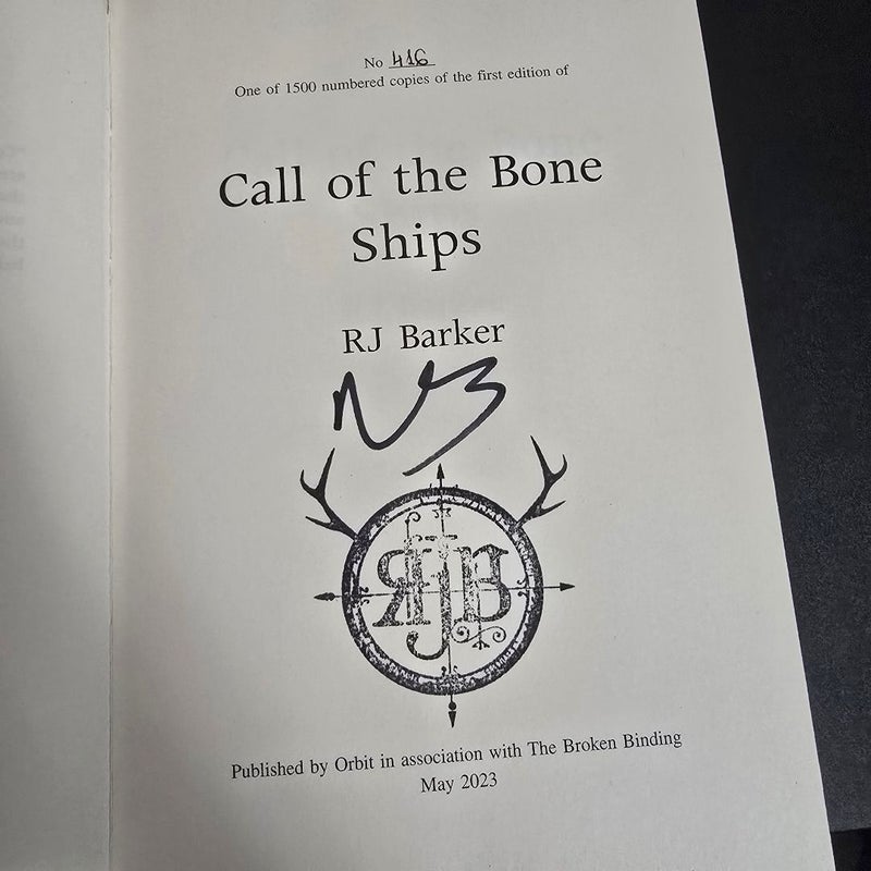 The Bone Ships, Call of the Bone Ships, The Bone Ships Wake (Broken Binding Edition Tier 1)