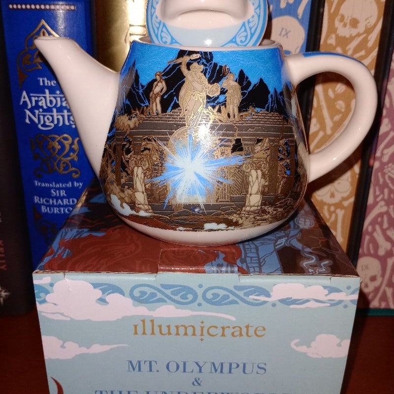 Mt. Olympus and the Underworld Teapot (Illumicrate)