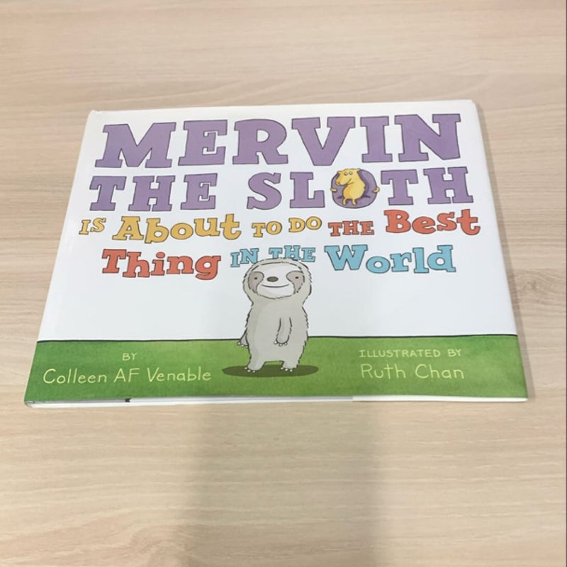 Mervin the Sloth Is about to Do the Best Thing in the World