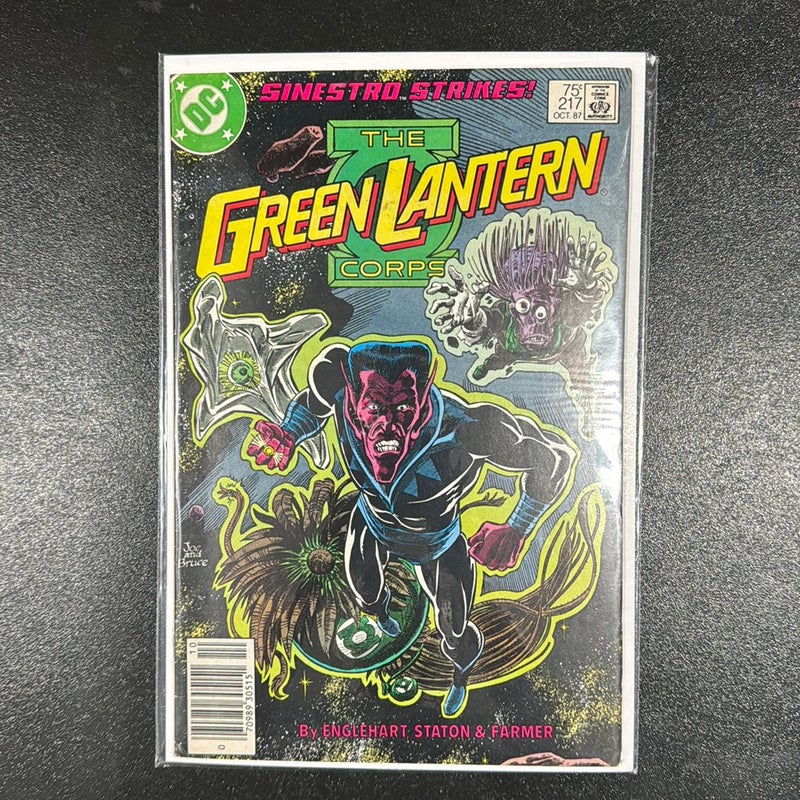 The Green Lantern Corps # 217 Oct 1987 DC Comics