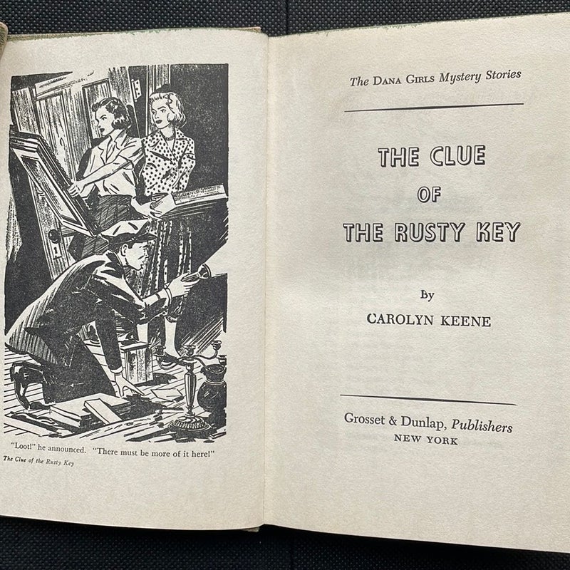 The Clue of the Rusty Key - 1st Edition 