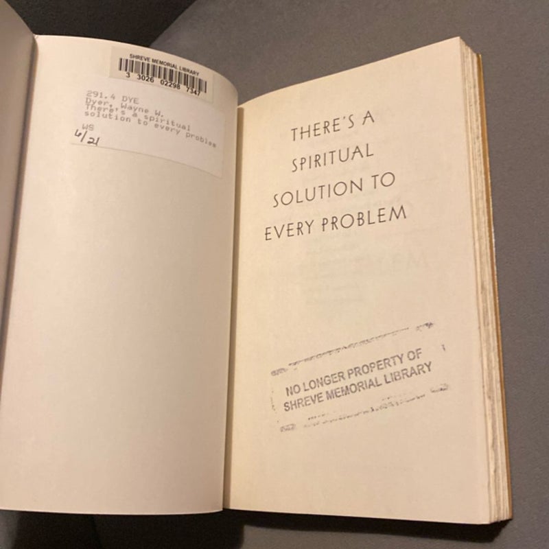 There's a Spiritual Solution to Every Problem