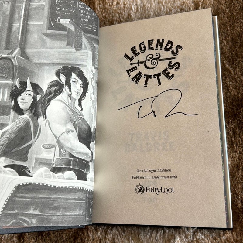 Legends & Lattes and Bookshops & Bonedust *Fairyloot Exclusive Edition* *Hand Signed*