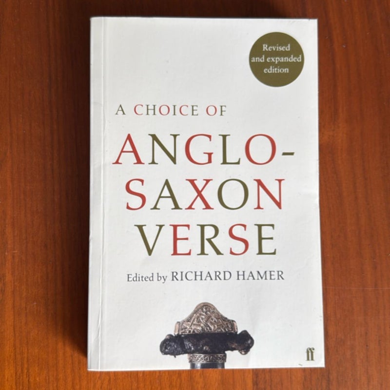 A Choice of Anglo-Saxon Verse