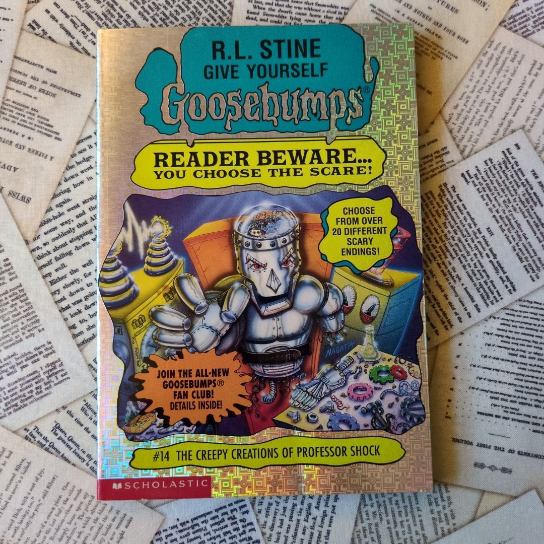 Give Yourself Goosebumps #14: The Creepy Creations of Professor Shock (First Edition)