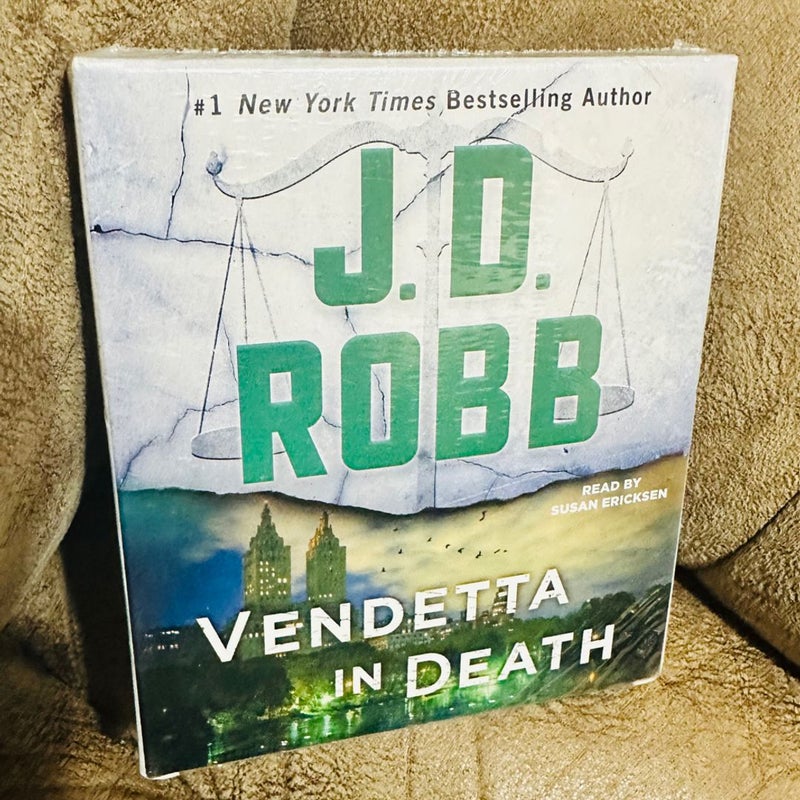 NEW Sealed- Vendetta in Death Audiobook 