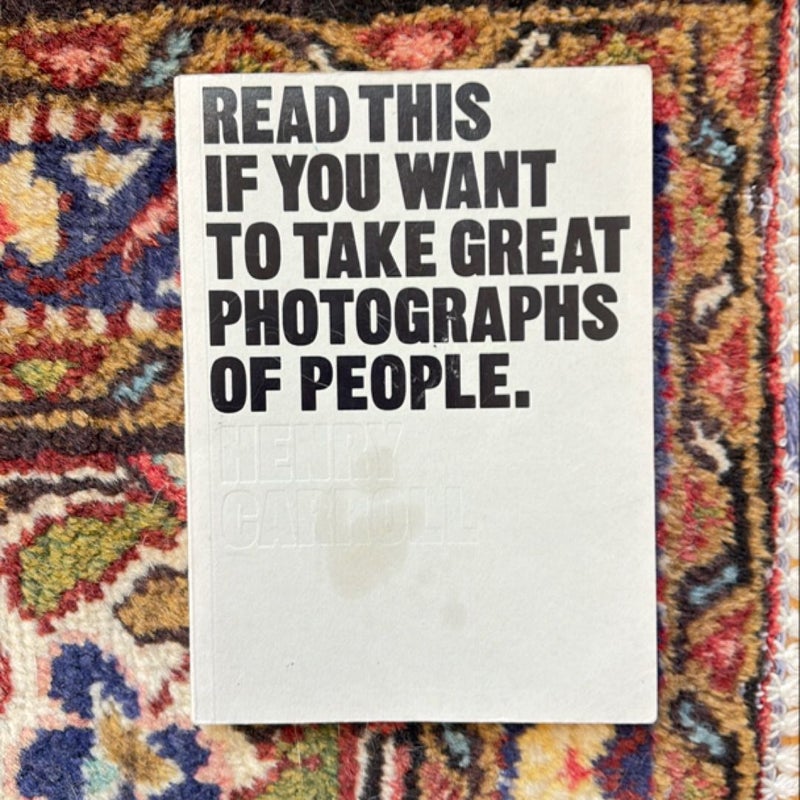 Read This If You Want to Take Great Photographs of People