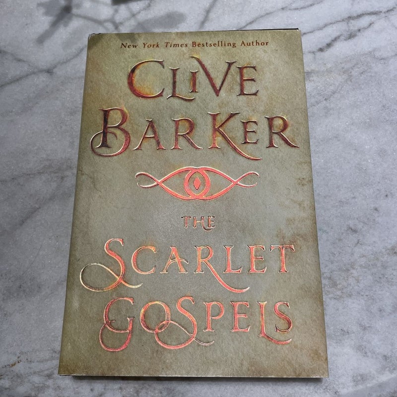 The Scarlet Gospels by Clive Barker Hardcover Pangobooks