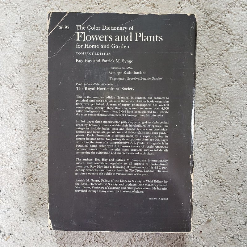 The Color Dictionary of Flowers and Plants for Home and Garden