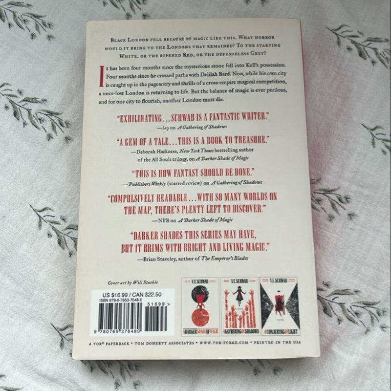 Shades of Magic Trilogy OOP covers