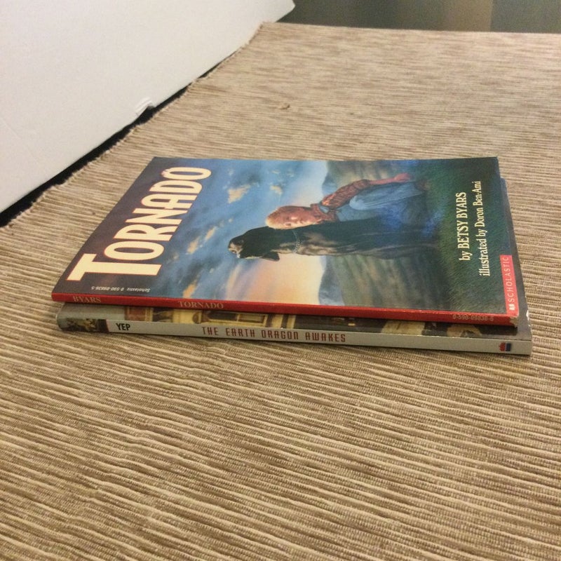 2 Books:  Tornado and The Earth Dragon Awakes 