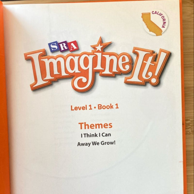 SRA Imagine It! Level 1 Books 1 and 2