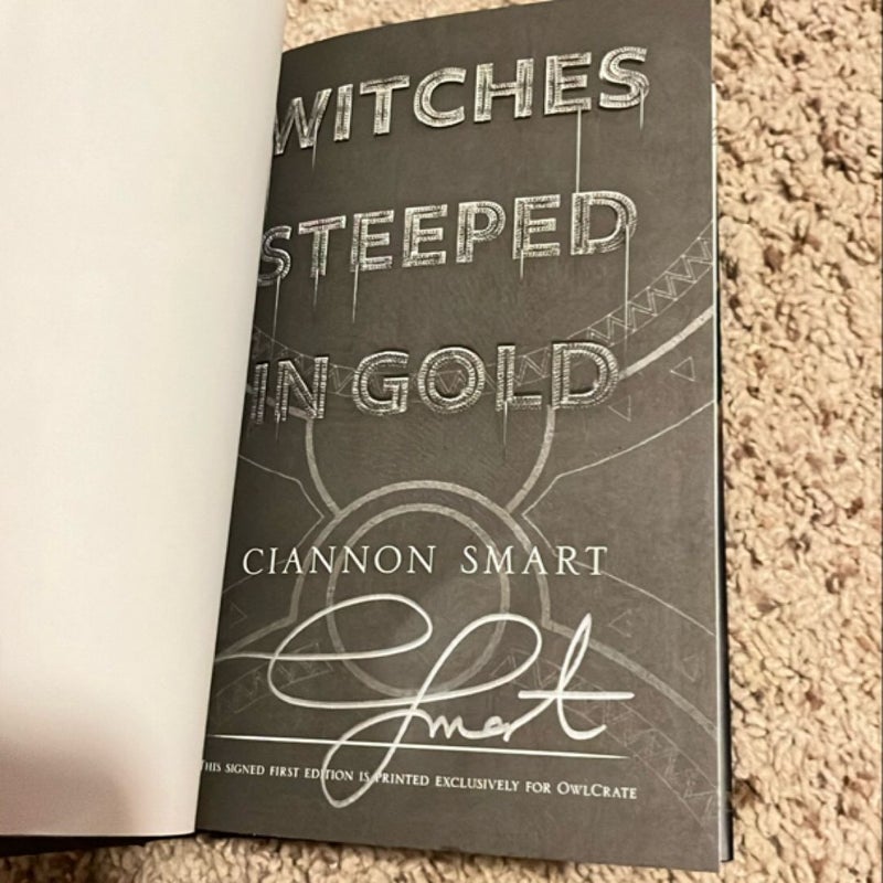 Witches Steeped in Gold (SIGNED Owlcrate edition with author letter)