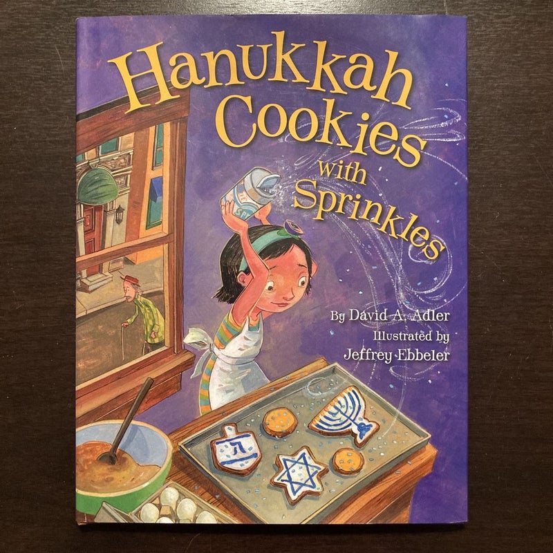 Hanukkah Cookies with Sprinkles