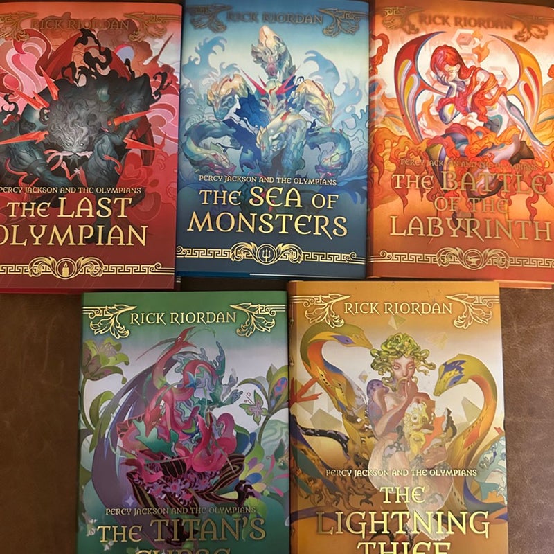 Illumicrate Percy Jackson and the Olympians set signed