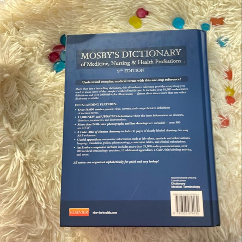 Mosby's Dictionary of Medicine, Nursing and Health Professions