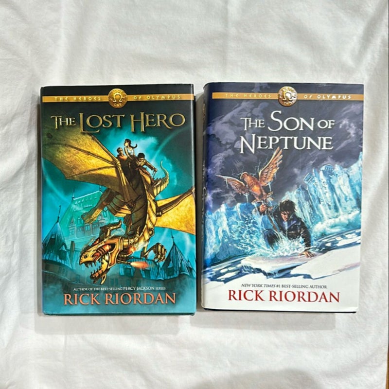 The Lost Hero & The Son of Neptune BUNDLE! (Heroes of Olympus: Book 1 & 2)