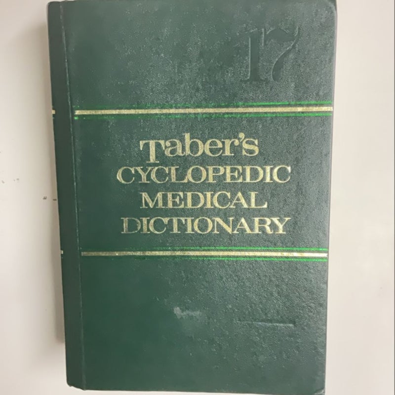 Taber's Cyclopedic Medical Dictionary - Not Thumb-Indexed