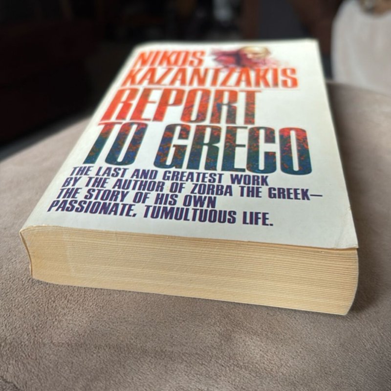 Report to Greco by Nikos Kazantzakis, Paperback Pangobooks