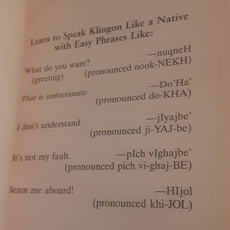 The Klingon Dictionary